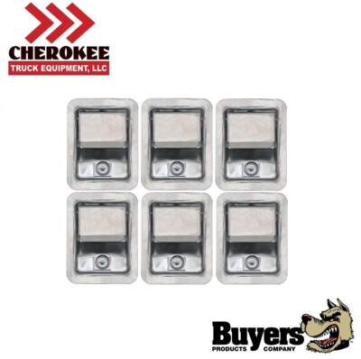 Buyers Products L3885RLS, Set of 6 Stainless Steel Rotary Paddle Latches