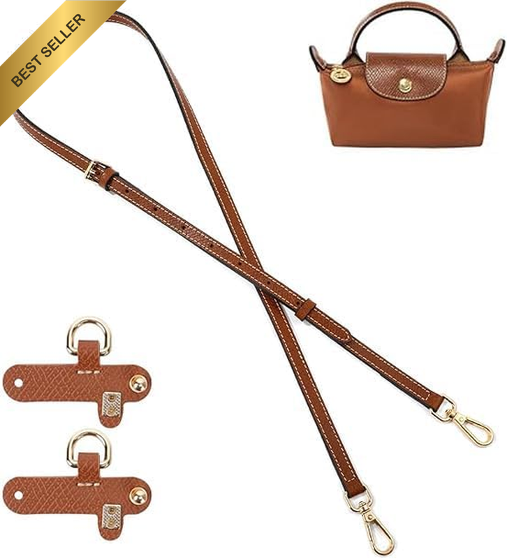 Leather Bag Shoulder Strap Replacement Conversion Kit Compatible with Longchomp