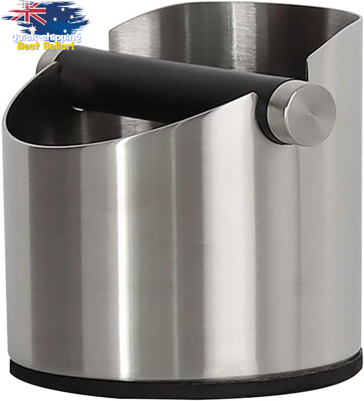 Coffee Knock Box, Stainless Steel, Espresso Knock Container, Grind Waste Bin