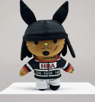 24Cm Hello Kitty as Playboi Carti Plush Doll Rapper Figure Collectable Gift Cute