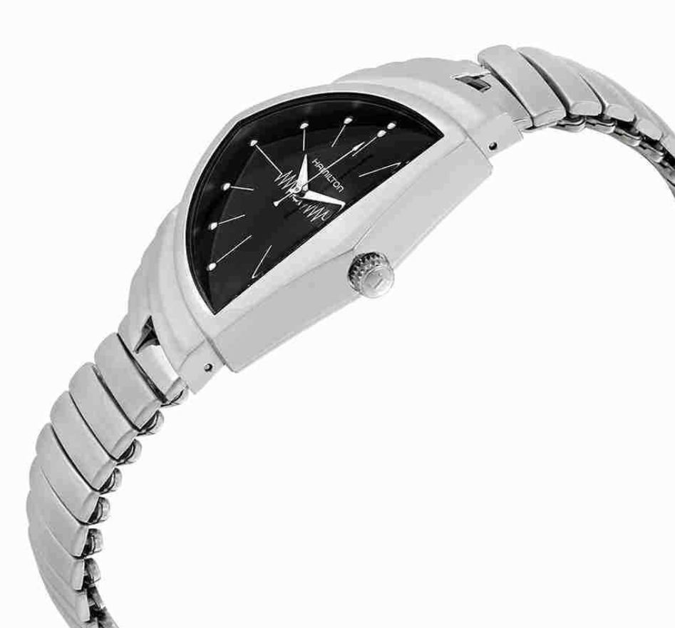Pre-owned Hamilton Ventura Quartz Stainless Steel Men's Watch H24411232
