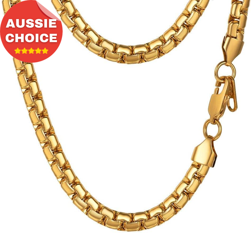 Gold Chain Necklace for Women and Men Stylish Trendy Jewelry Gift
