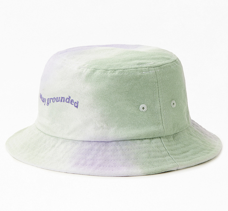 PacSun Desert Dreamer Recycled 'Stay Grounded' Bucket Hat