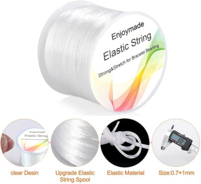 Elastic Bracelet String Cord Stretch Beads Cord for Jewelry Making and Bracelet