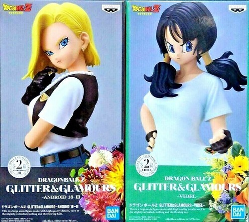 DragonBall Z GLITTER GLAMOURS VIDEL Android 18 Figure Set of