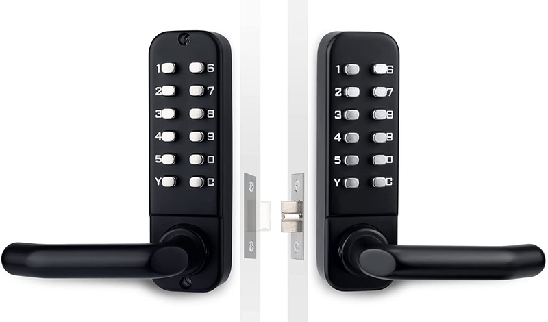 Keyless Entry Door Lock with Keypad Door Knob, Double Sided 