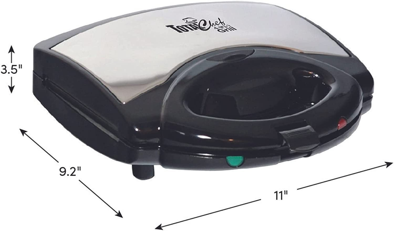 Total Chef 4-In-1 Waffle Maker, Indoor Grill, Sandwich Maker, Panini Press