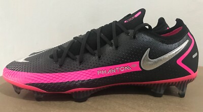 Nike Phantom GT Elite FG Soccer Cleats Black/Pink Blast CK8439-006 Men's Sizes