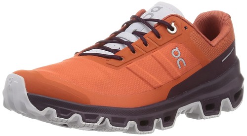 Pre-owned On Running Mens Cloudventure Synthetic Textile Flare Mulberry Trainers 11.5 Us In Purple
