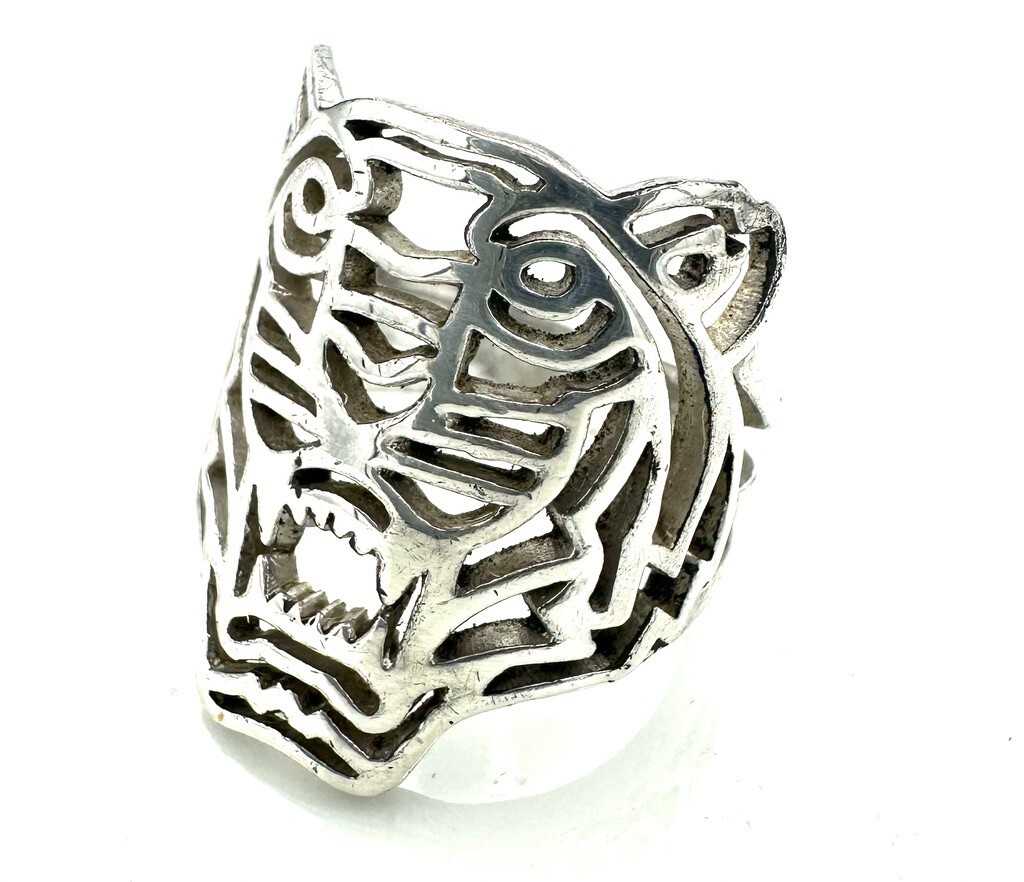 KENZO - Silver Ring 5.84 G - TIGER | eBay