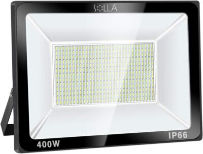 SOLLA 400W LED Flood Light, IP66 Waterproof, 32000lm, 2140W - Daylight White