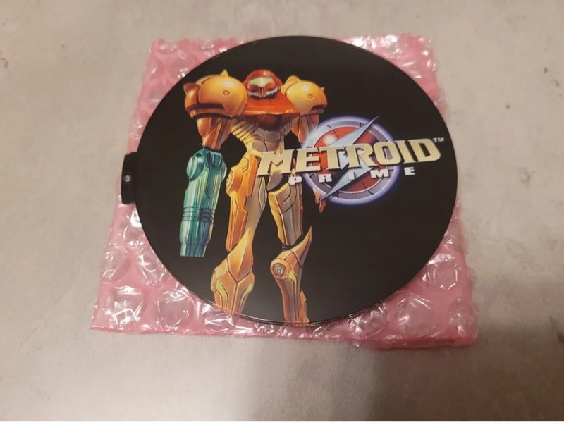 Nintendo Old Stock Faceplate Gamecube Sous Blister Ã©Dition LimitÃ©E Metroid Prime
