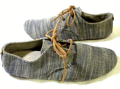 New Sanuk Bianca TX Casual Tweed Canvas Flats Women 7 Style