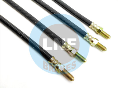 Austin Morris 1800 2200 BMC ADO17 Brake Hose Set X4 Front Rear 1965-1974