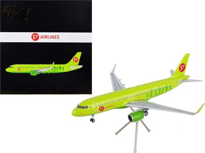 Airbus A320 Commercial Aircraft S7 Airlines Lime Green Gemini 200 Series 1/200