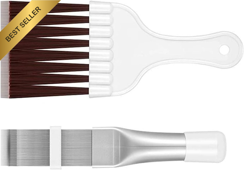 Cleaner Coil Brush for Air Conditioner Cleaning Kit, Stainless Steel Fin Comb an