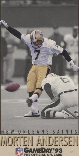 1993 Fleer GameDay Morten Andersen #33