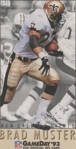 1993 Fleer GameDay Brad Muster #384