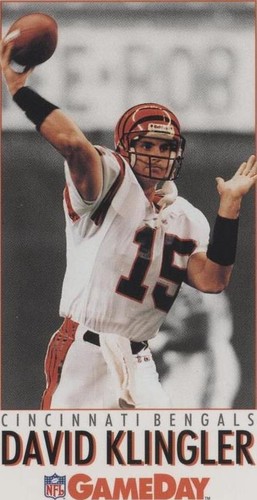 1992 GameDay David Klingler #48