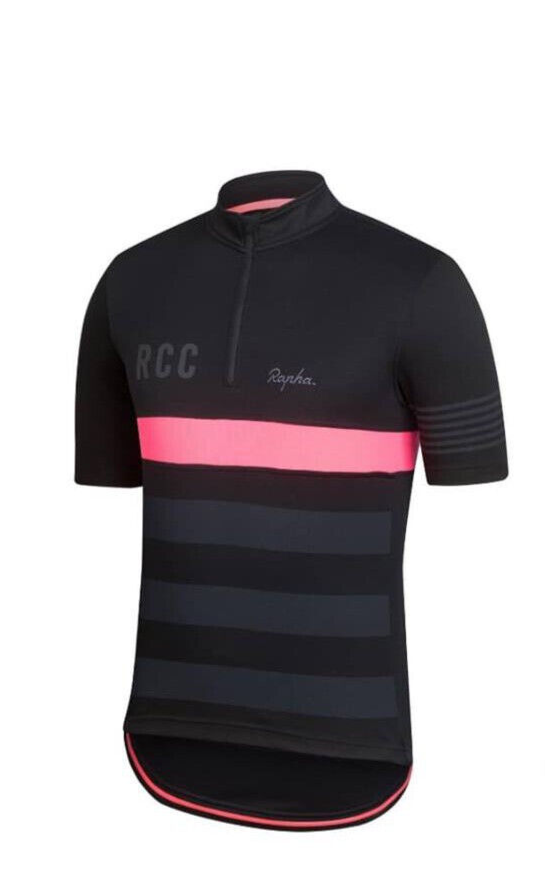 ウェア Rapha RCC SHORT SLEEVE JERSEY USED RAPHA RCC SHORT SLEEVE TRAINING CYCLING JERSEY LARGE