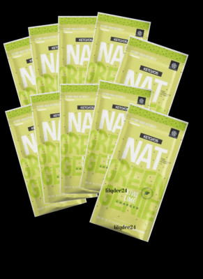 Pruvit Keto OS NAT Ketones KIWI LIME Charged 10 Pack FRESH! 12/2025