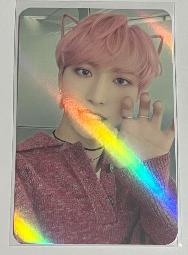ATEEZ アチズ ソンファ kpopstore トレカ 猫耳 ピンクモリ ATEEZ アチズ ソンファ kpopstorピンクモリ 猫耳 トレカ