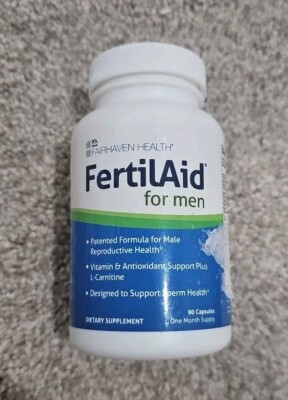 Fairhaven Health FertilAid for Men Prenatal Male 90 Count (Pack of 1) 
