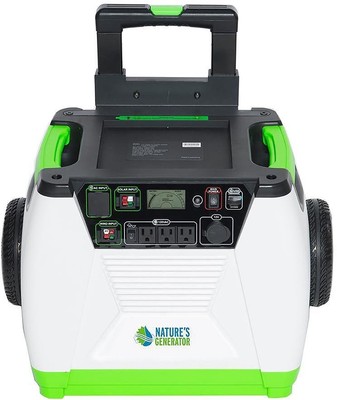 NATURES GENERATOR Portable Generator Power Kit 1800-W Solar Powered Electric