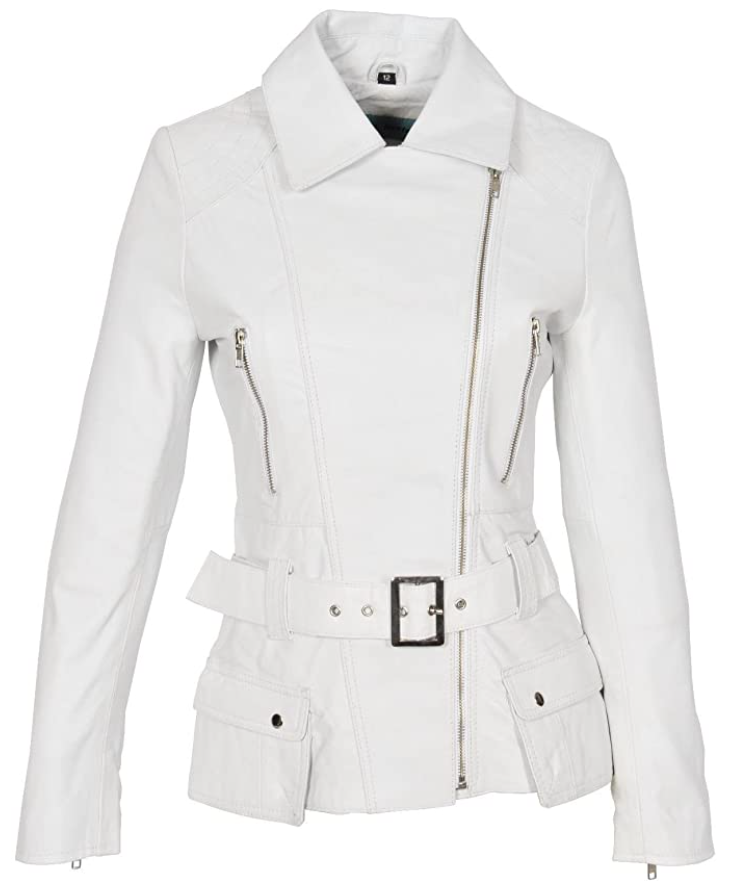 ZAFY LEATHER MODISCH DAMEN LEDERJACKE ORIGINAL WEICHES LAMMLEDER SLIM FIT BIKERJACKE ZL001