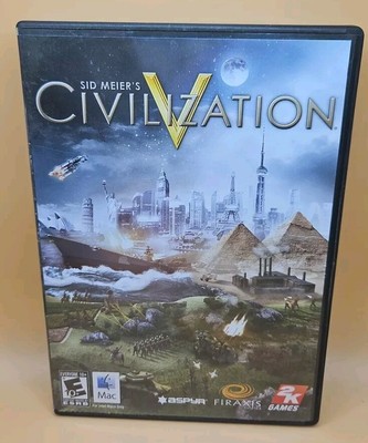 Sid Meier's Civilization V - Mac Complete in Box comes With CD Key