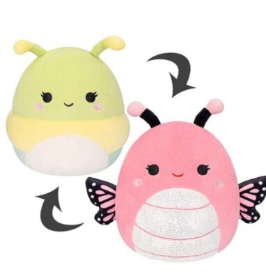 Squishmallow FLIP A MALLOW 8'' RUTABAGA & ANDREINA ** FREE SHIPPING ** NWT