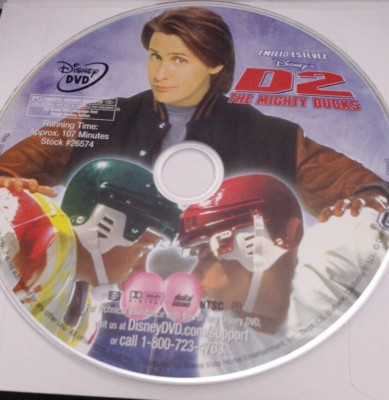D2: The Mighty Ducks (DVD disc only, 1994) disney