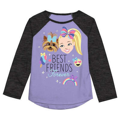 Girls 4-12 Jojo Siwa Best Friends Forever Graphic Tee Long Sleeve T-Shirt