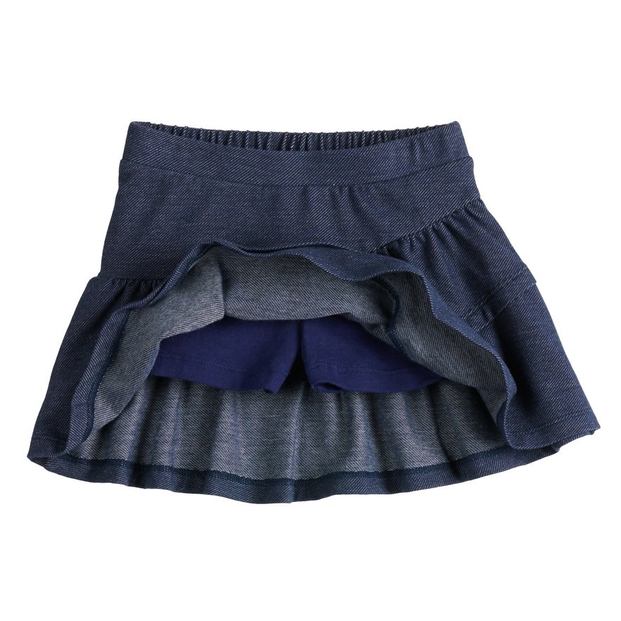 New JUMPING BEANS Faux Denim Tiered Skirt Toddler Girl Size 2T NWT