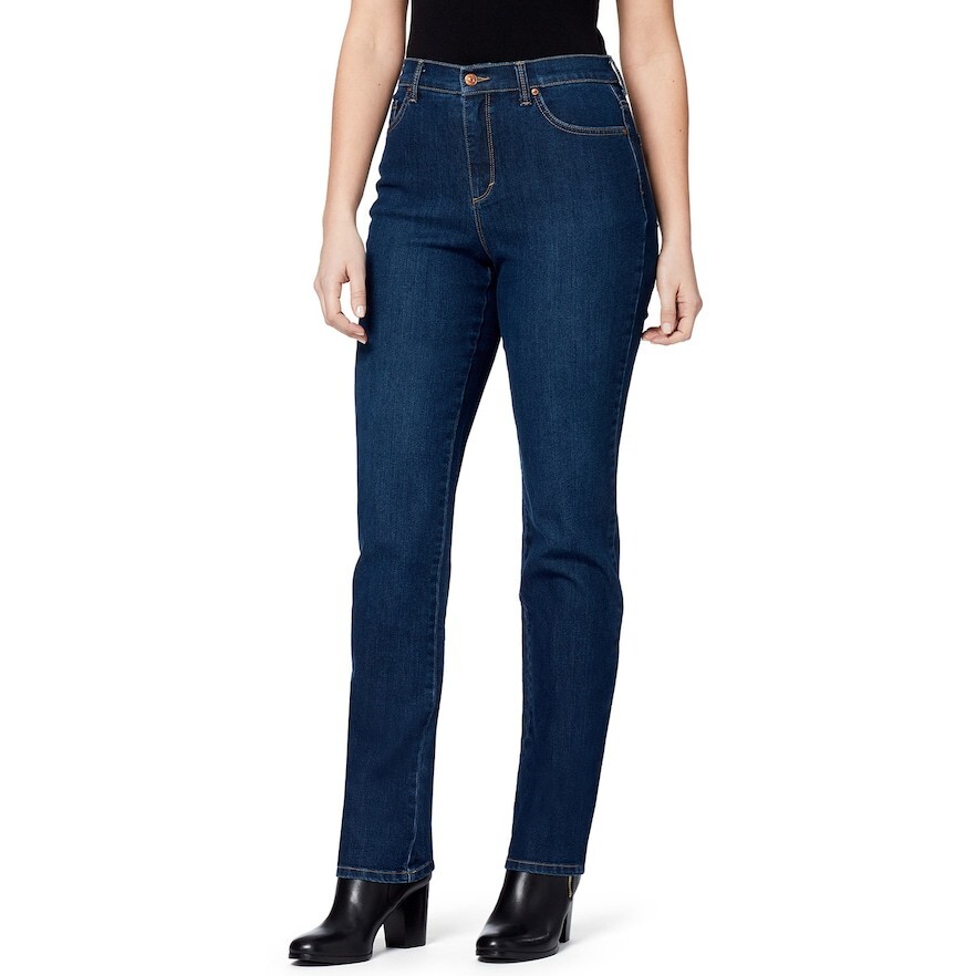 Gloria Vanderbilt Amanda High Rise Straight Leg Jeans Women's 8P Madison - Picture 1 of 17