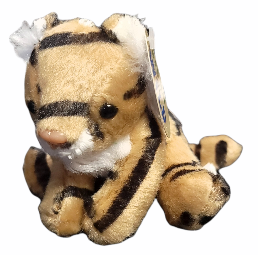 Wildlife Artists Tiger Stuffed Animal Backpack Clip Toy Keychain 5