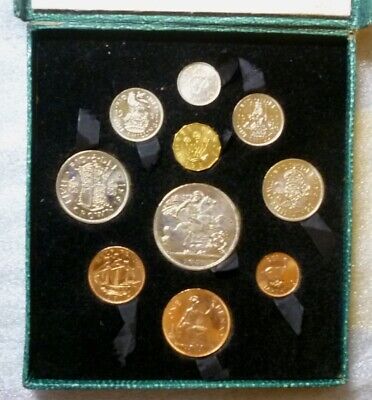 1951 GREAT BRITAIN UK - OFFICIAL PROOF SET (10) w/ FESTIVAL OF BRITAIN CROWN