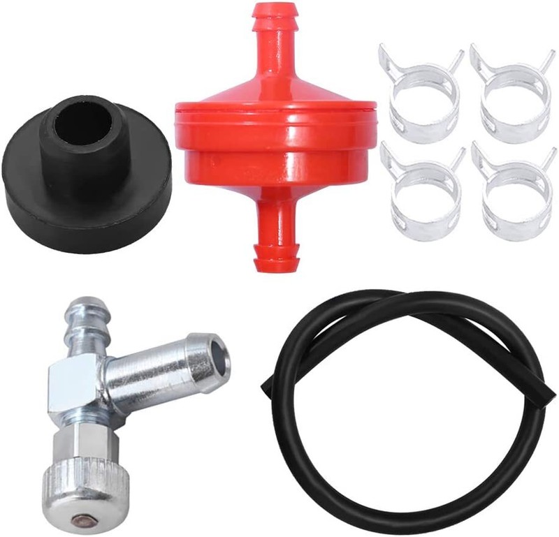 Tank Fuel Hose Filter Gas ShutOff Valve