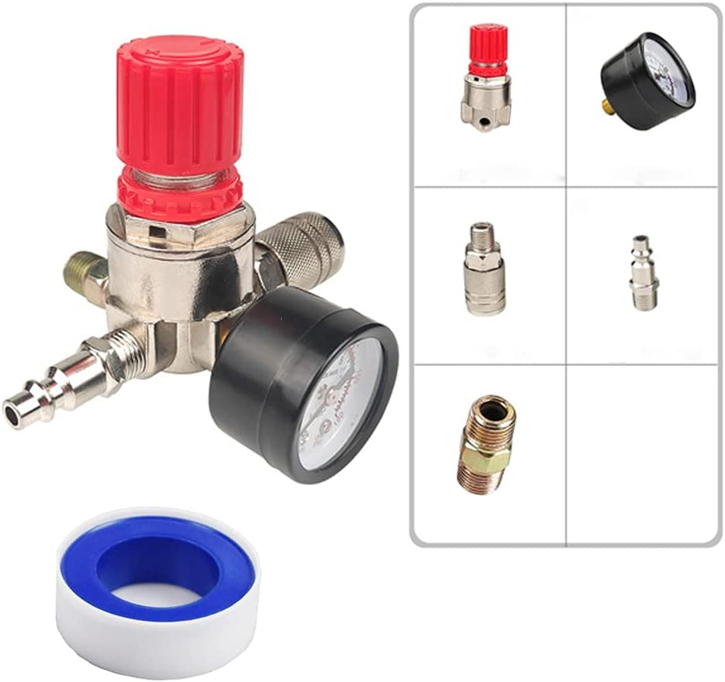 Pressure Regulator With Dial, 0-175 Psi Ai