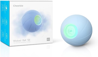 Smart Interactive Dog Toy, Wicked Ball SE, Automatic Moving Bouncing Rotating...