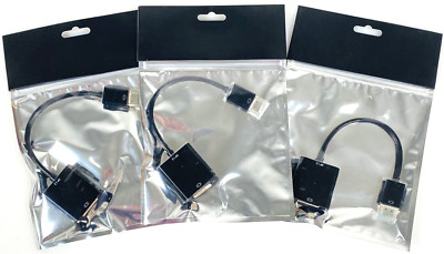 3 x Monoprice 12784 DisplayPort 1.2a to DVI Active Adapter 2560x1600 60Hz