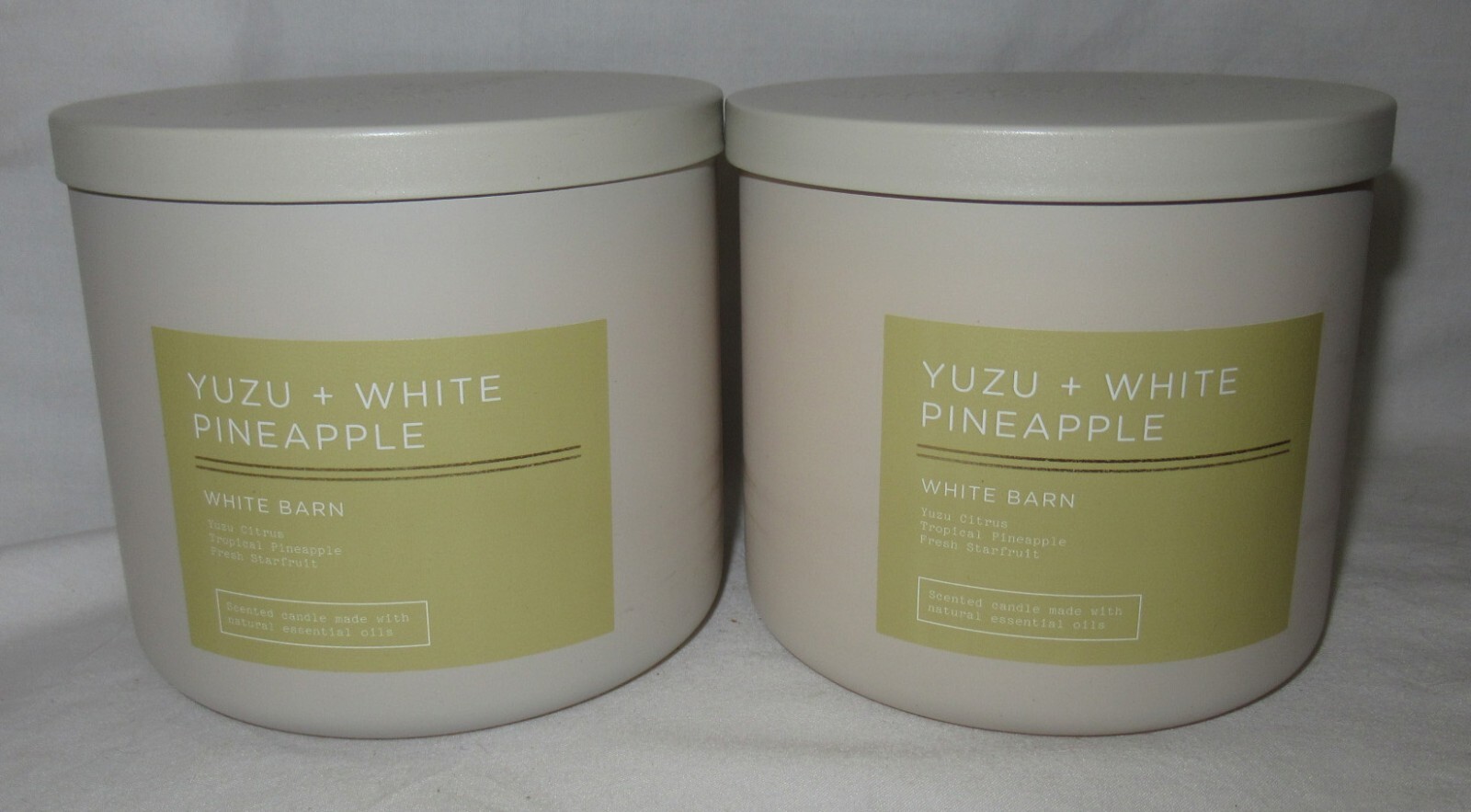 White Barn Bath & Body Works 3-wick Scented Candle Set 2