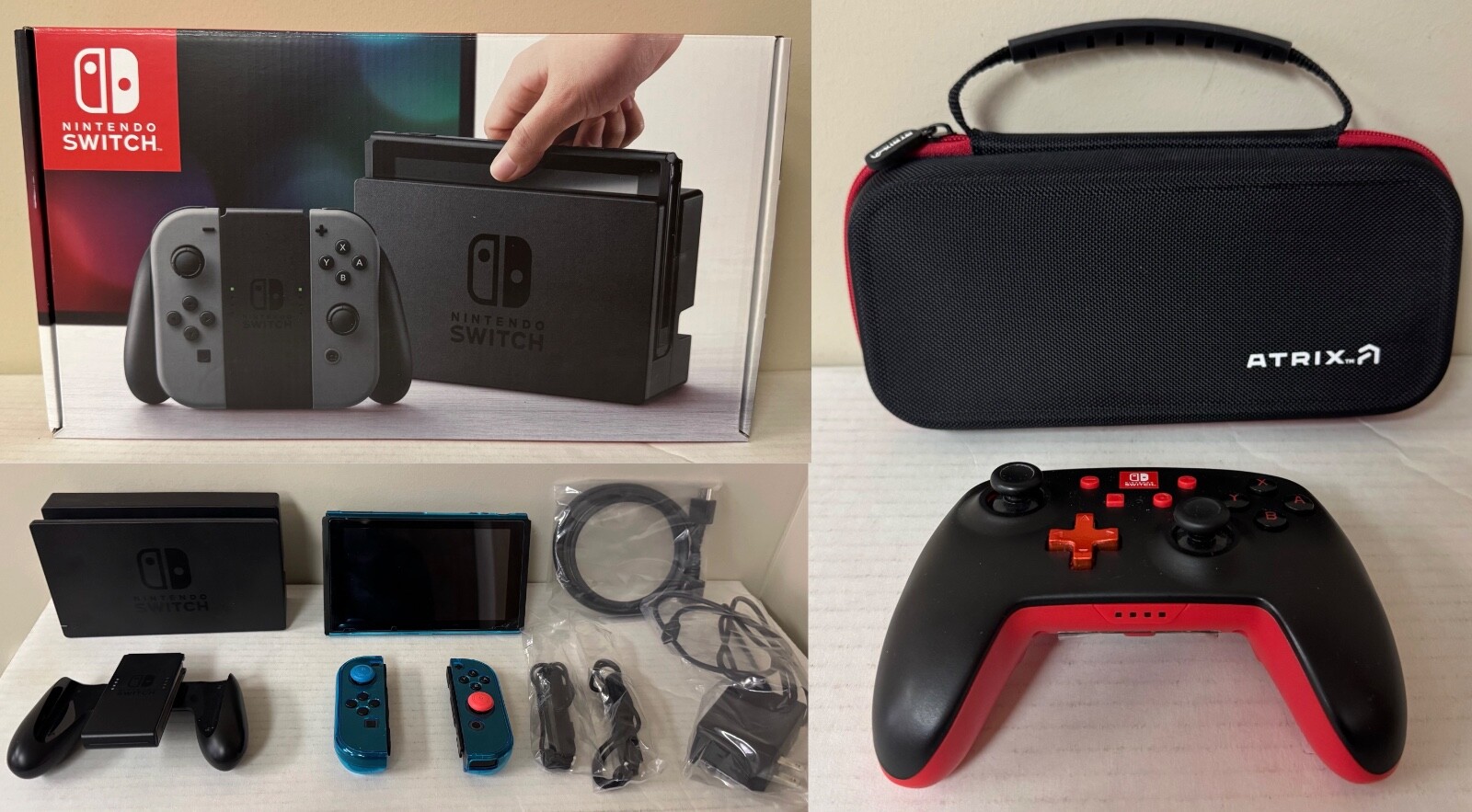 Nintendo Switch 32GB HAC-001 Open Box Gray Joy-Con w