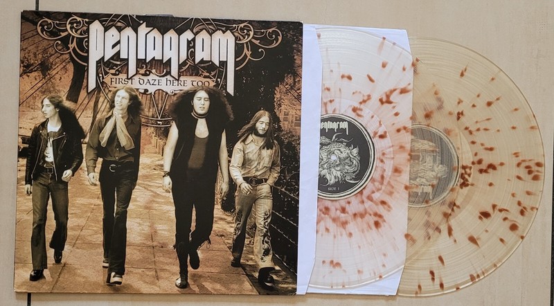 Pentagram - First Daze Here Too / Vinyle 2lp Brown Marble - 2006 En Tbe