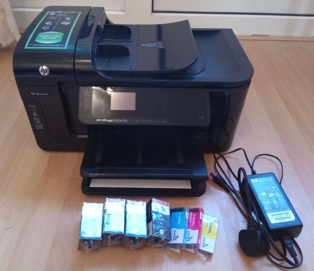 HP Officejet 6500A Plus Inkjet Printer + Lots of Ink Catridges | in Woking, Surrey | Gumtree