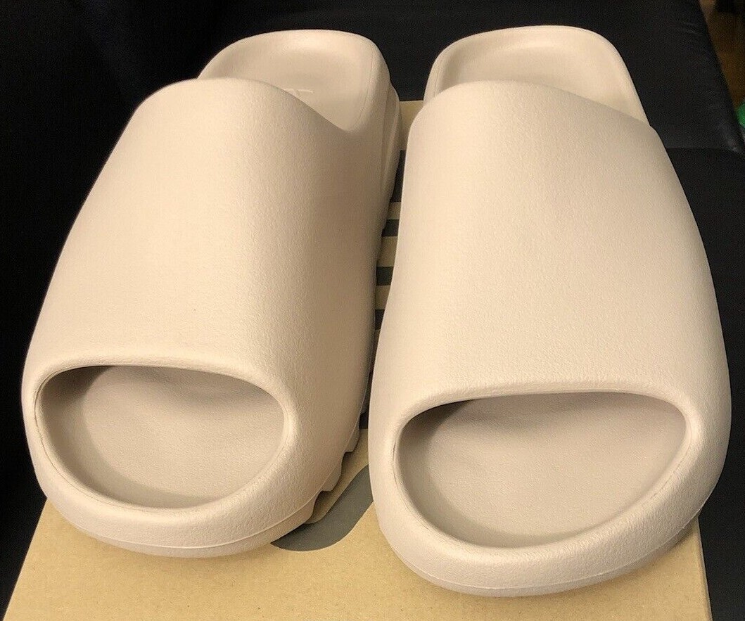 Pre-owned Adidas Originals Sizes 6-14 Adidas Yeezy Slide "pure" Restock Gw1934 Us Men 2021 Brand In Pure/pure/pure