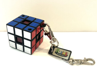 RUBIK'S CUBE REVOLUTION Micro Edition Electric Keychain Game Challenge