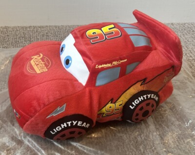 Disney Pixar Cars LIGHTNING MCQUEEN Plush Stuffed Toy Medicated Rust-eze NWOT