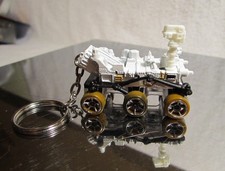2014 Hot Wheels Mars Rover Curiosity NASA Custom Key Chain ...
