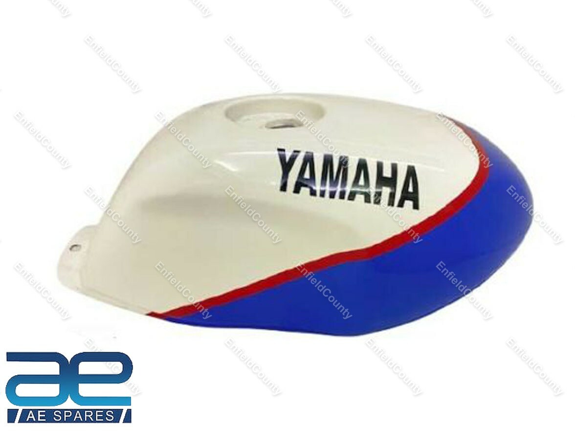 For YAMAHA YSR 50 80 YSR50 YSR80 1989 Fuel Gas Tank Blue & White With Cap & Tap 